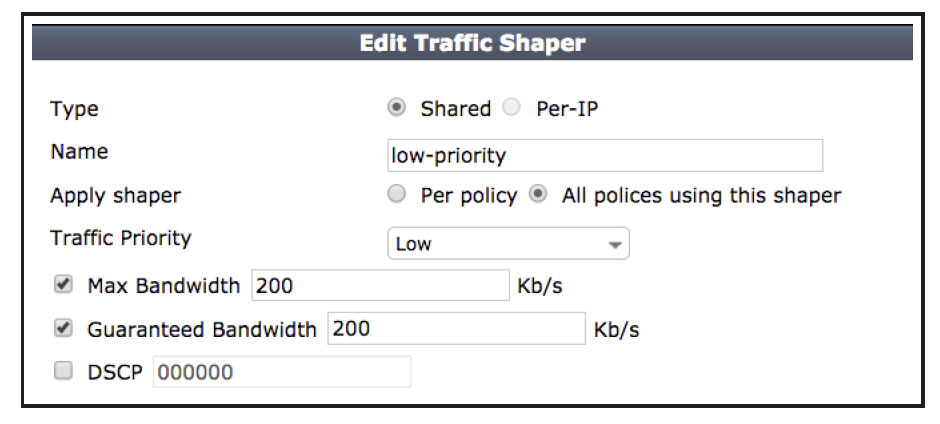 Traffic Shaping for VOIP and FTP and Daily Traffics 6