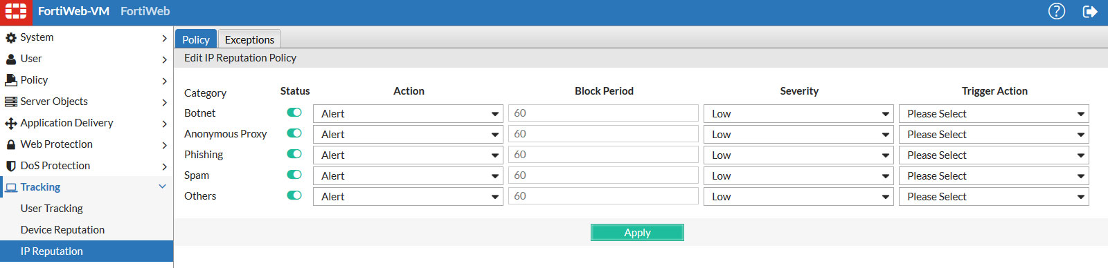 Blacklisting and Whitelisting Clients 7