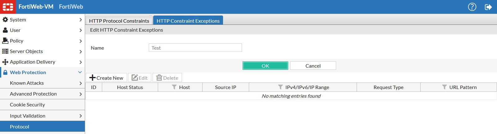 HTTP/HTTPS Protocol Constraints 1