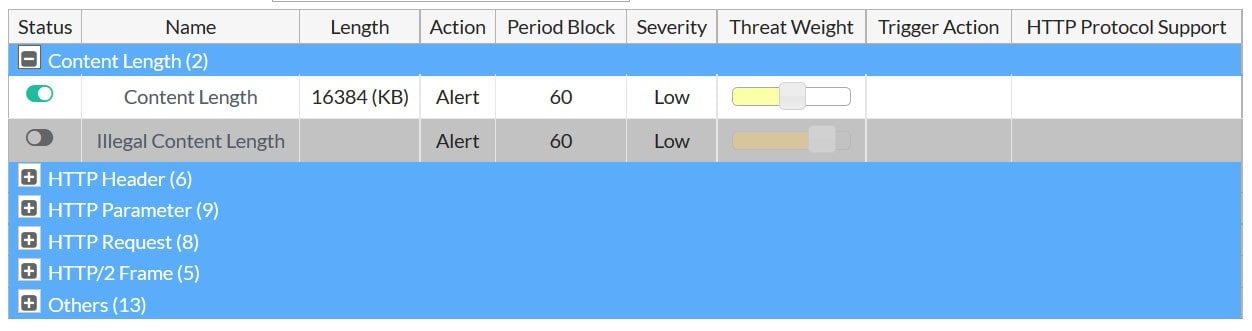 HTTP/HTTPS Protocol Constraints 8